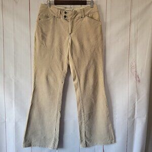 Y2K Hydraulic Jeans Corduroy Flare Khaki Pants Slacks, Women’s 11/12, Boho, Snap